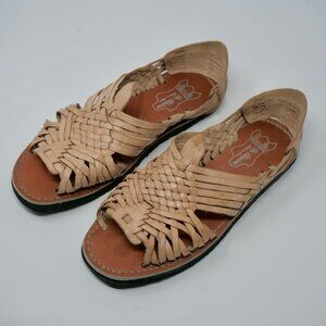 NEW De Clasico Mexican Huarache Sandals Light Brown Tan Men’s Size 9 Casual